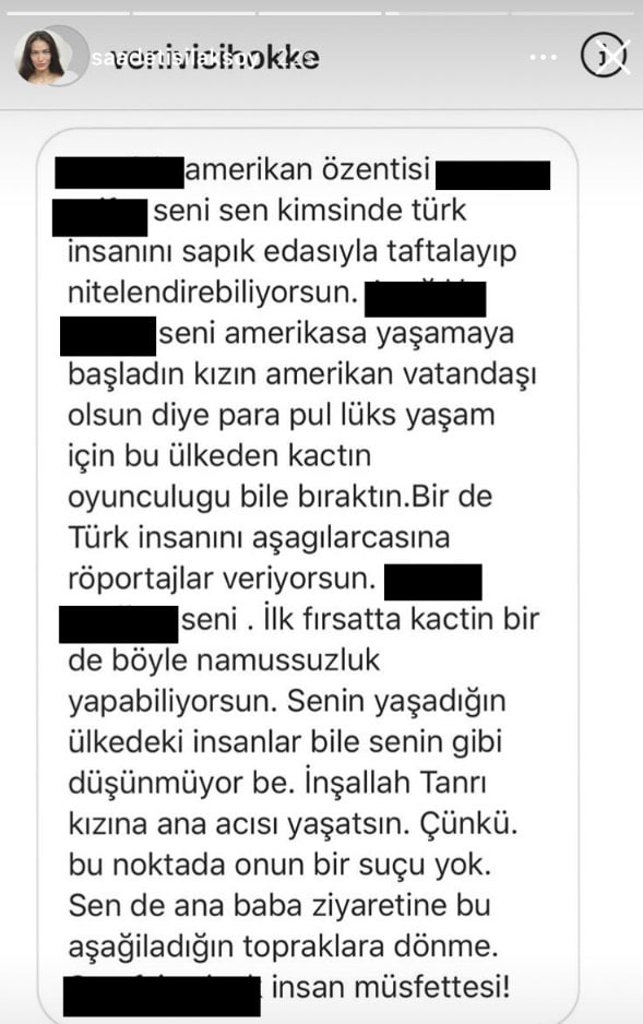 saadet ışıl aksoy gönderilen mesaj