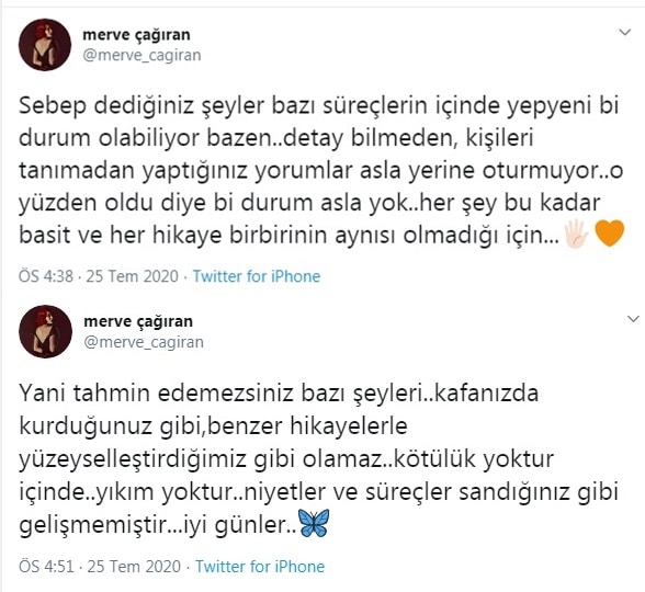 merve çağıran açıklama