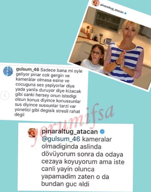 Pınar Altuğ Instagram yorum