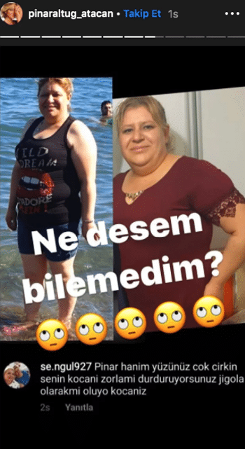 Pınar Altuğ ;Instagram ifşa