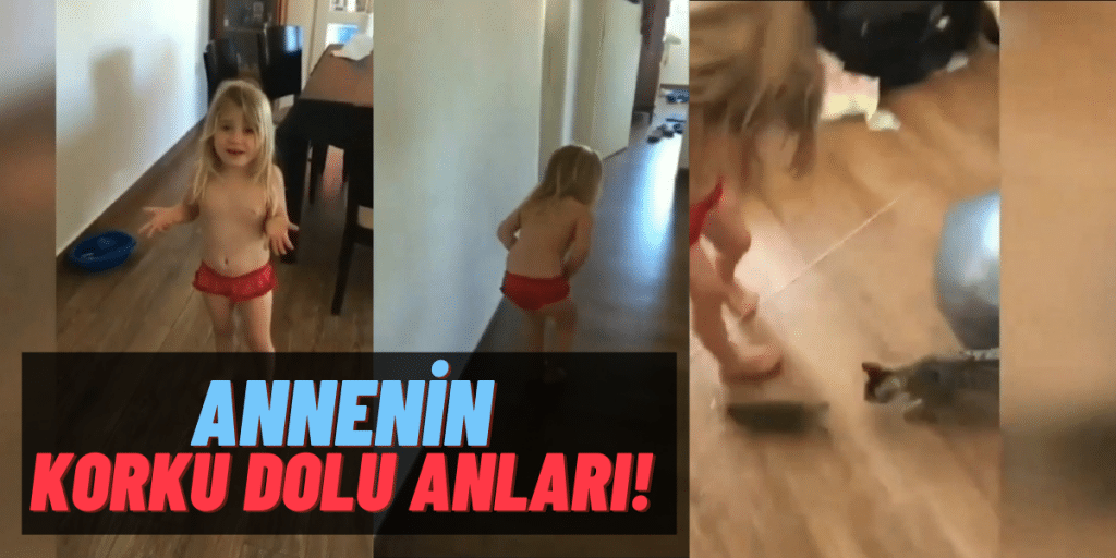 Kızının Tavşanla Oynadığını Sanan Anne Gördükleri Karşısında Şoke Oldu!