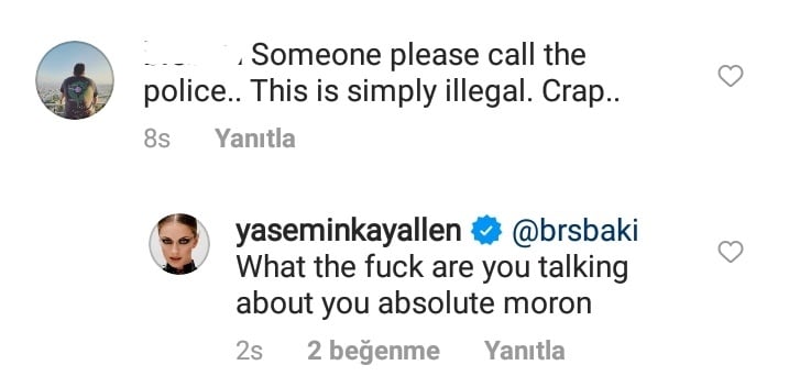 Yasemin Allen Instagram