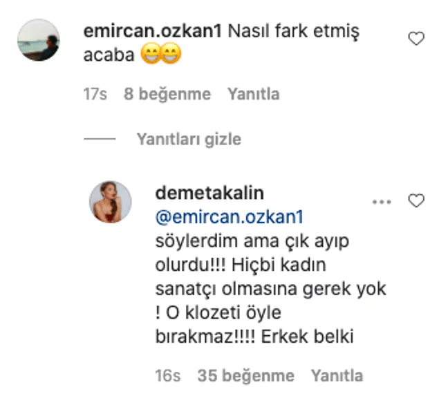 Demet Akalın yorum