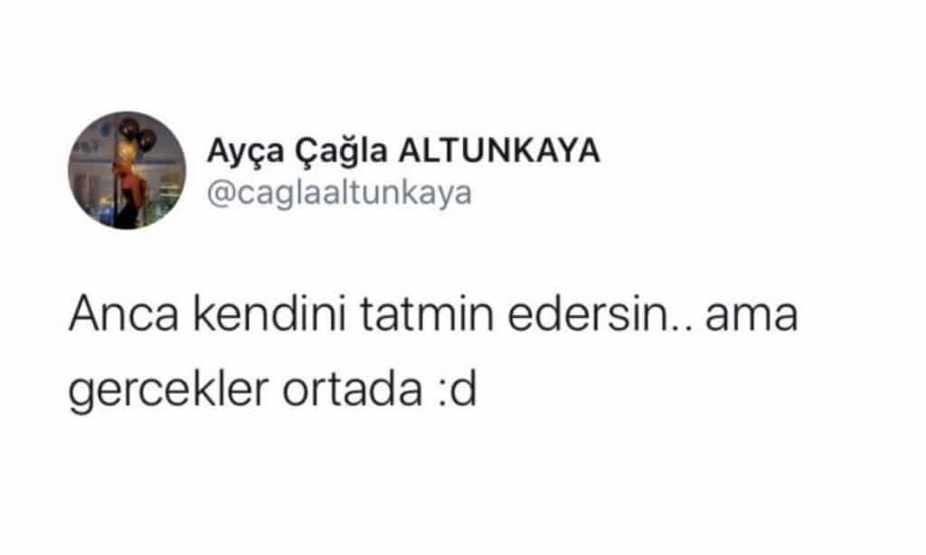 Ayça Çağla Altunkaya tweet