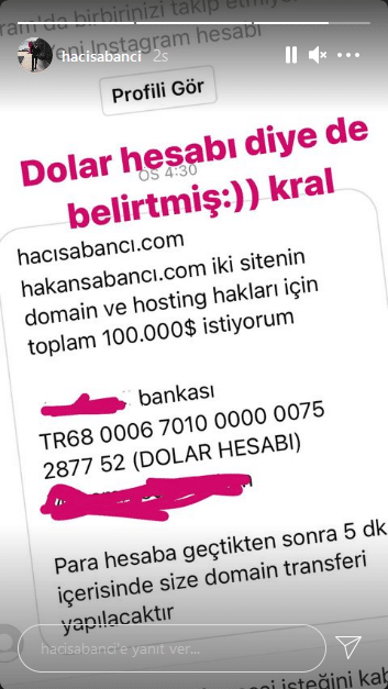 Hacı Sabancı story