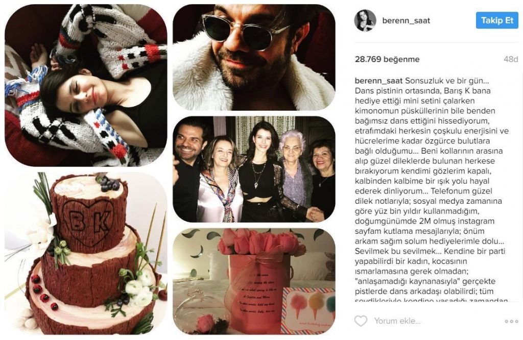 Beren Saat Instagram