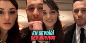 Kerem Bürsin’in Rol Arkadaşı Hande Erçel’i Taklit Edişine Çok Güleceksiniz: “Saatlerce yapabilirim”