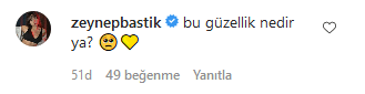 Zeynep Bastık yorum