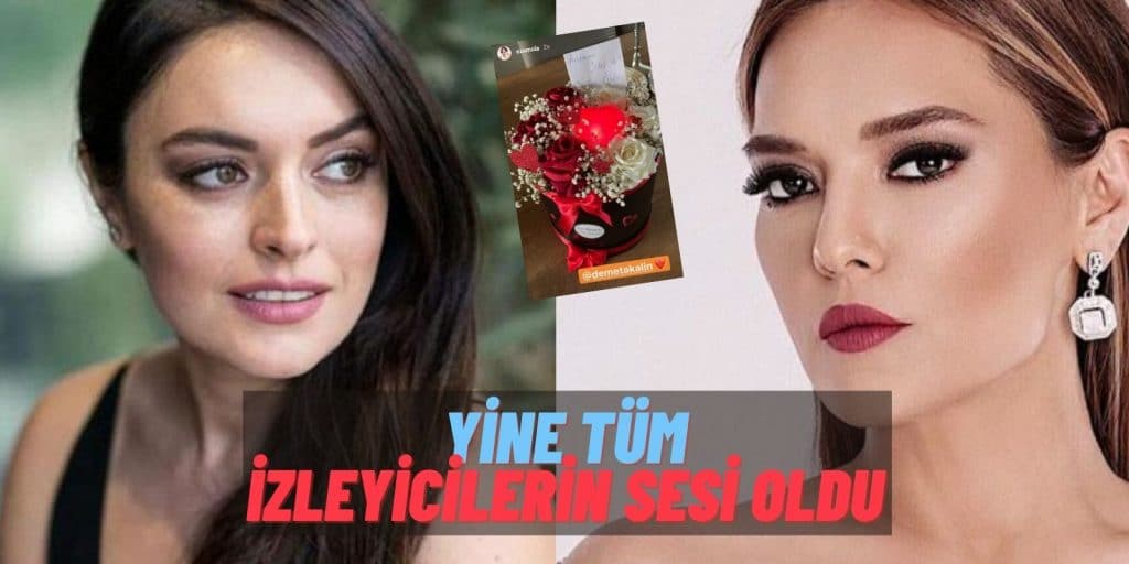 Masumlar Apartmanı’nın En Büyük Hayranı! Demet Akalın Ezgi Mola’ya Çiçek Yolladı ve Bir Ricada Bulundu