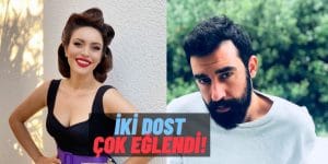 Güzel Oyuncu Ezgi Mola Yakın Arkadaşı Melikşah Altuntaş’la Çok Eğlendi: “Seda Sayan İdolüm!”