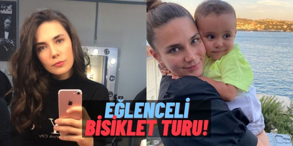 On Parmağında On Marifet Buse Varol Oğlu Burak’la Bisiklet Turuna Çıktı: Burak’ın Keyif Dolu Anları!