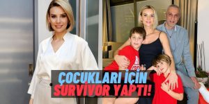 Hafta İçi Stüdyoda Survivor’ı Yaşayan Esra Erol Hafta Sonunda da Çocukları İçin Kendi Bahçe “Survivor”ını Yaptı!