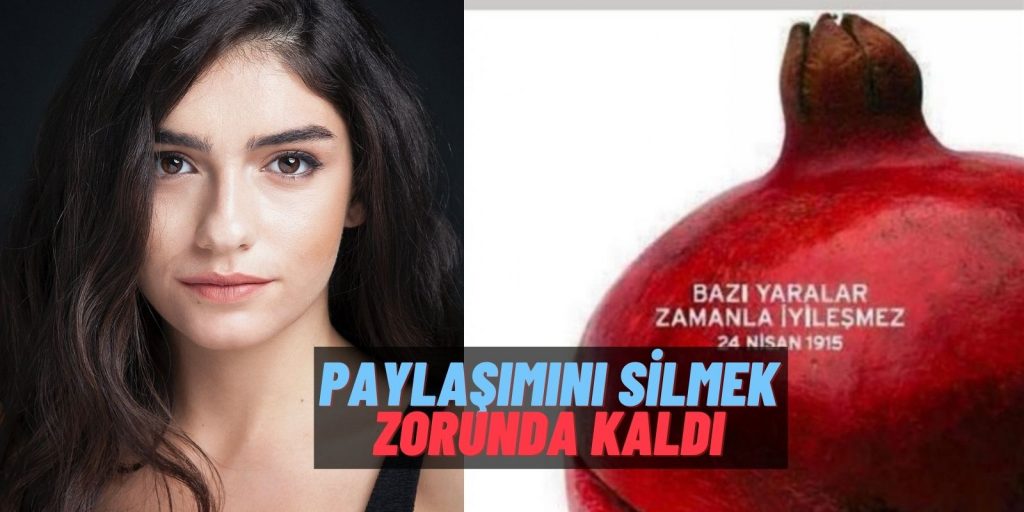 Hazar Ergüçlü Ermeni Soykırımı ile İlgili Paylaşımı Silmek Zorunda Kaldı! Büyük Tepki Topladı