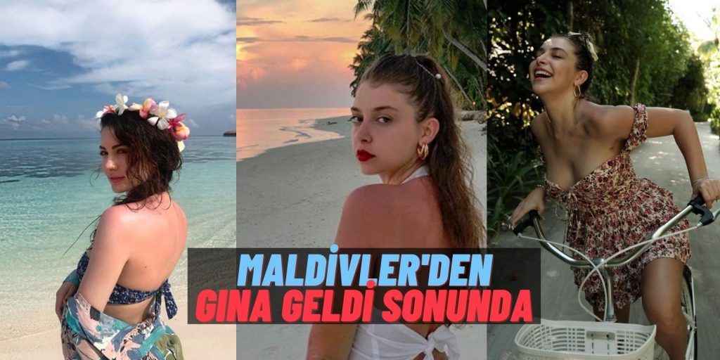 Gamze ve Hande Erçel Kardeşlerin Maldivlerinden Takipçilere Gına Geldi! Bu Kadar Maldivler Fotosu Yeter Dediler