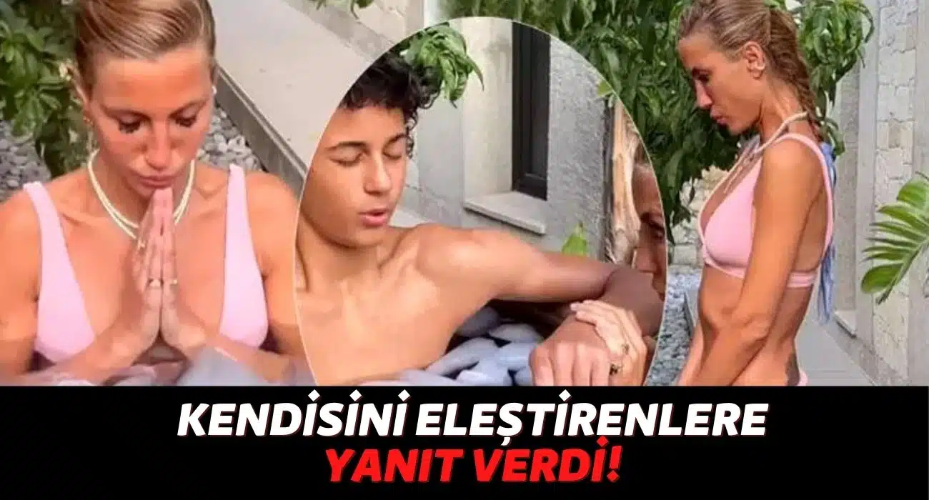 Çağla Şıkel, Bikinisiyle Fıçıya Girdiği İçin Kendisini Eleştiren Takipçilerine Yanıt Vermekten Geri Durmadı!